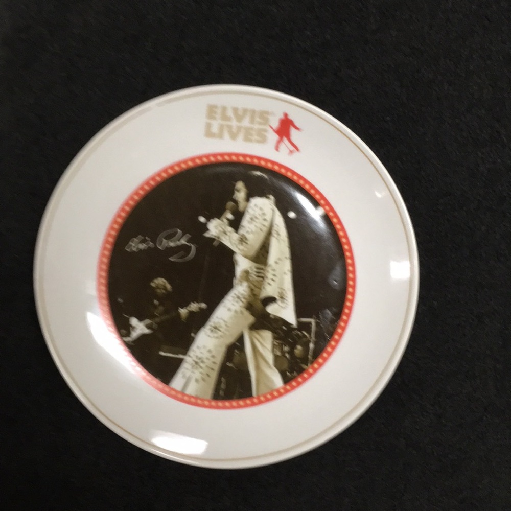 Vintage Elvis Presley Plate